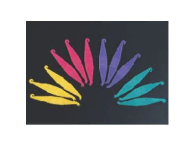 Plasdent Ortho Elastic Placers, Assorted Colors, Double-Ended, Latex-Free, 100/Pk, EP2004-A