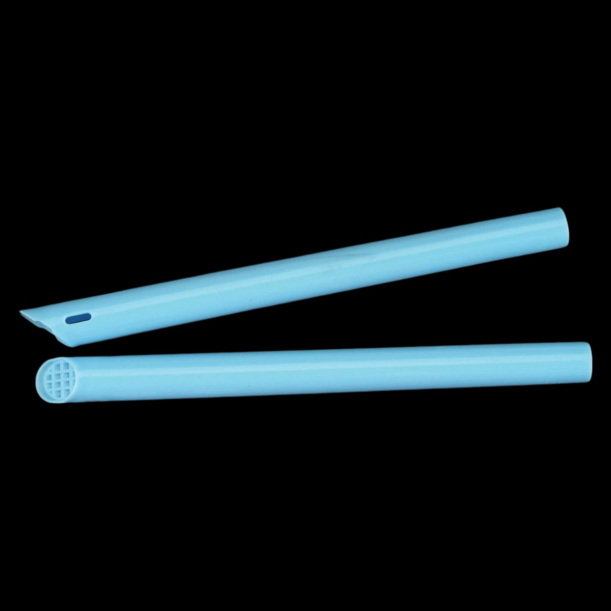 Plasdent Screen-Vent Oral Evacuator HVE Tip, Blue, 6" Long, 100/Bag, 8058