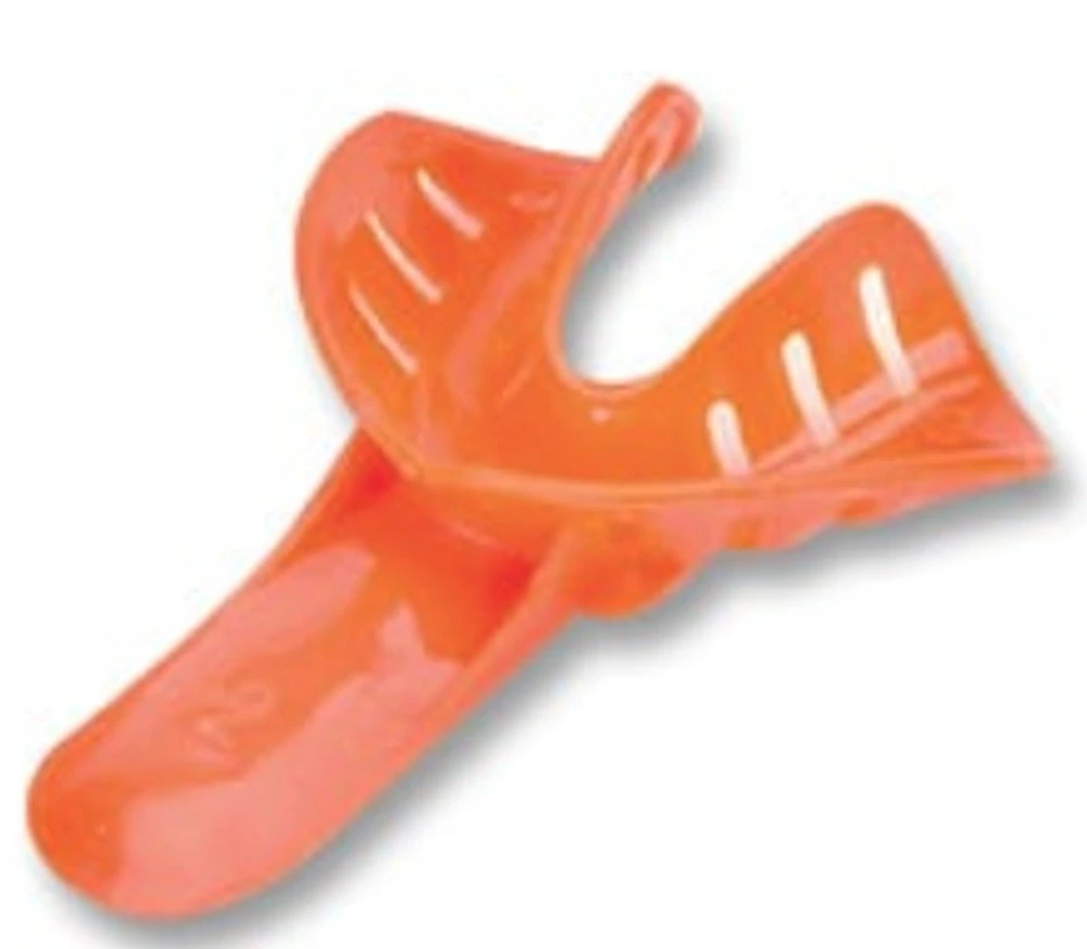 Plasdent Excellent-Color Disposable Impression Trays, Orange, Child Medium Lower #2, 50/Bag, ITO-2L-50