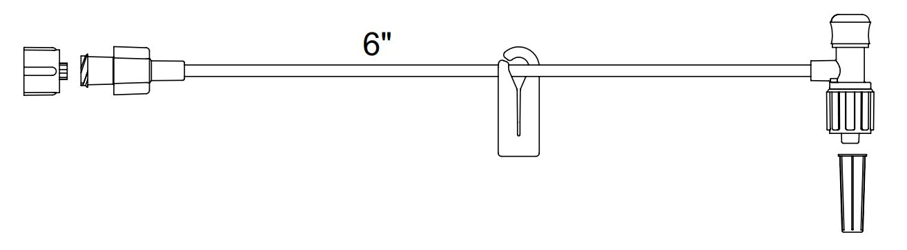 ICU Medical Swivel T Connector with Male Luer