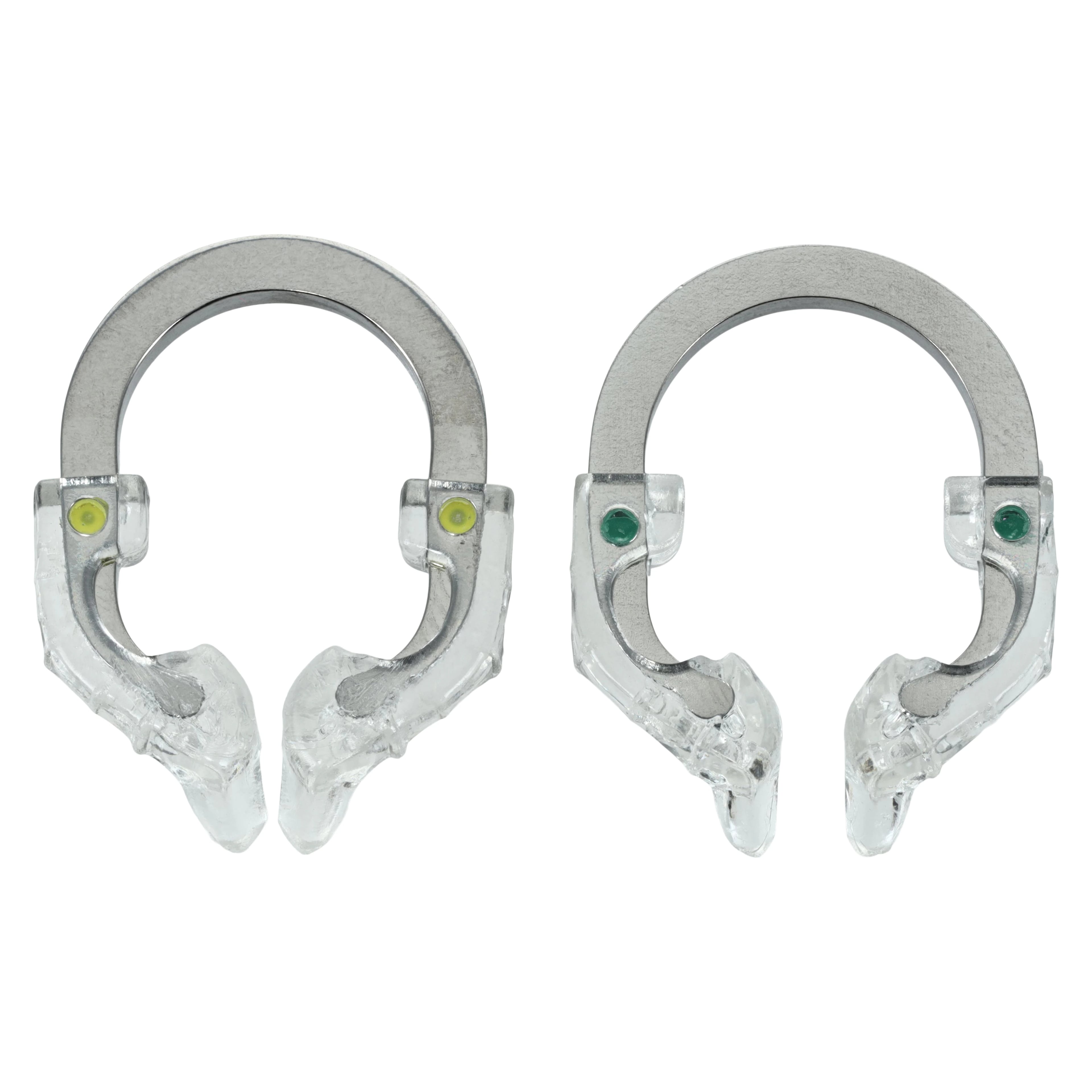 iMatrix Clear Sectional Matrix Ring Refill, 1 Yellow Narrow & 1 Green Standard, 2/Pk, 411203
