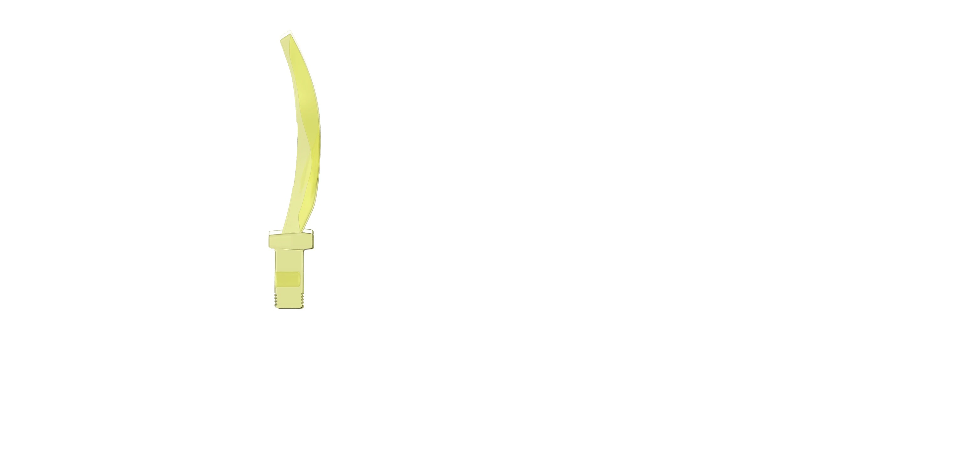 iMatrix Clear Yellow Small Interproximal Wedge Refill, 100/Pkg, 411209