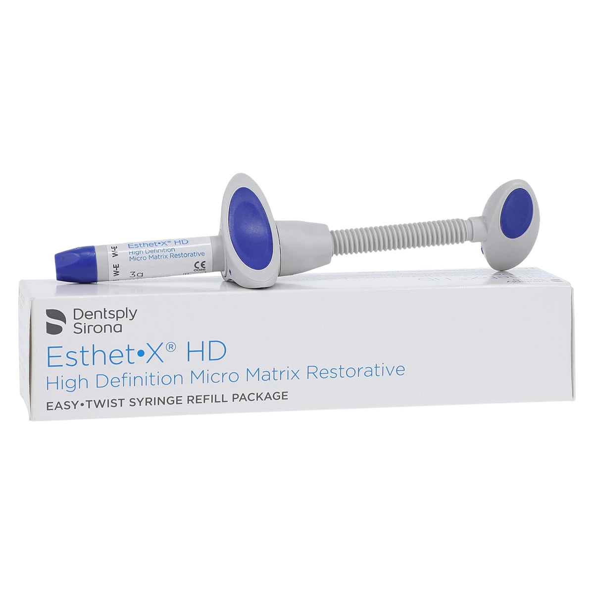 Esthet-X HD Micro Matrix Restorative Material, Syringe Refill, 3 g, WE (White Enamel), 1/Pk, 630651