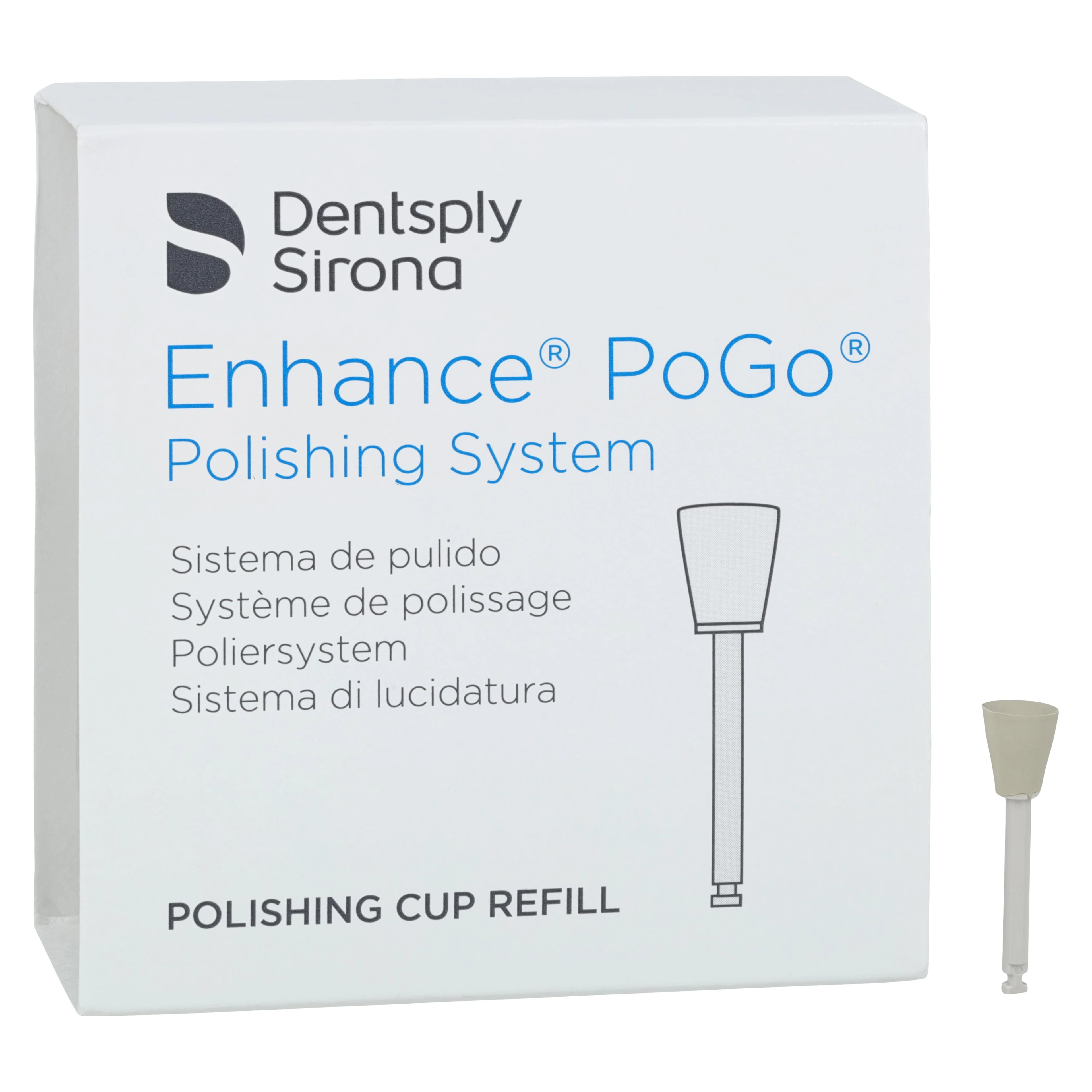 Enhance PoGo One-Step Diamond Micro Polisher Cups, RA, Refill, 40/Pk, 662023