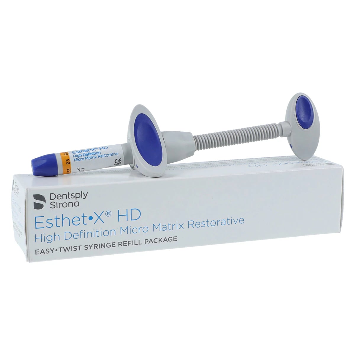 Esthet-X HD High Definition Micro Matrix Restorative, Easy-Twist Syringe Refill, Regular Body, Shade B3, 3g, 630664
