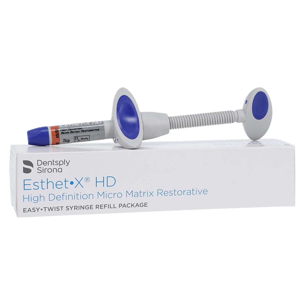 Esthet-X HD Micro Matrix Restorative Material, B5-DY Regular Body, 3 g Easy-Twist Syringe Refill, 1/Pk, 630665