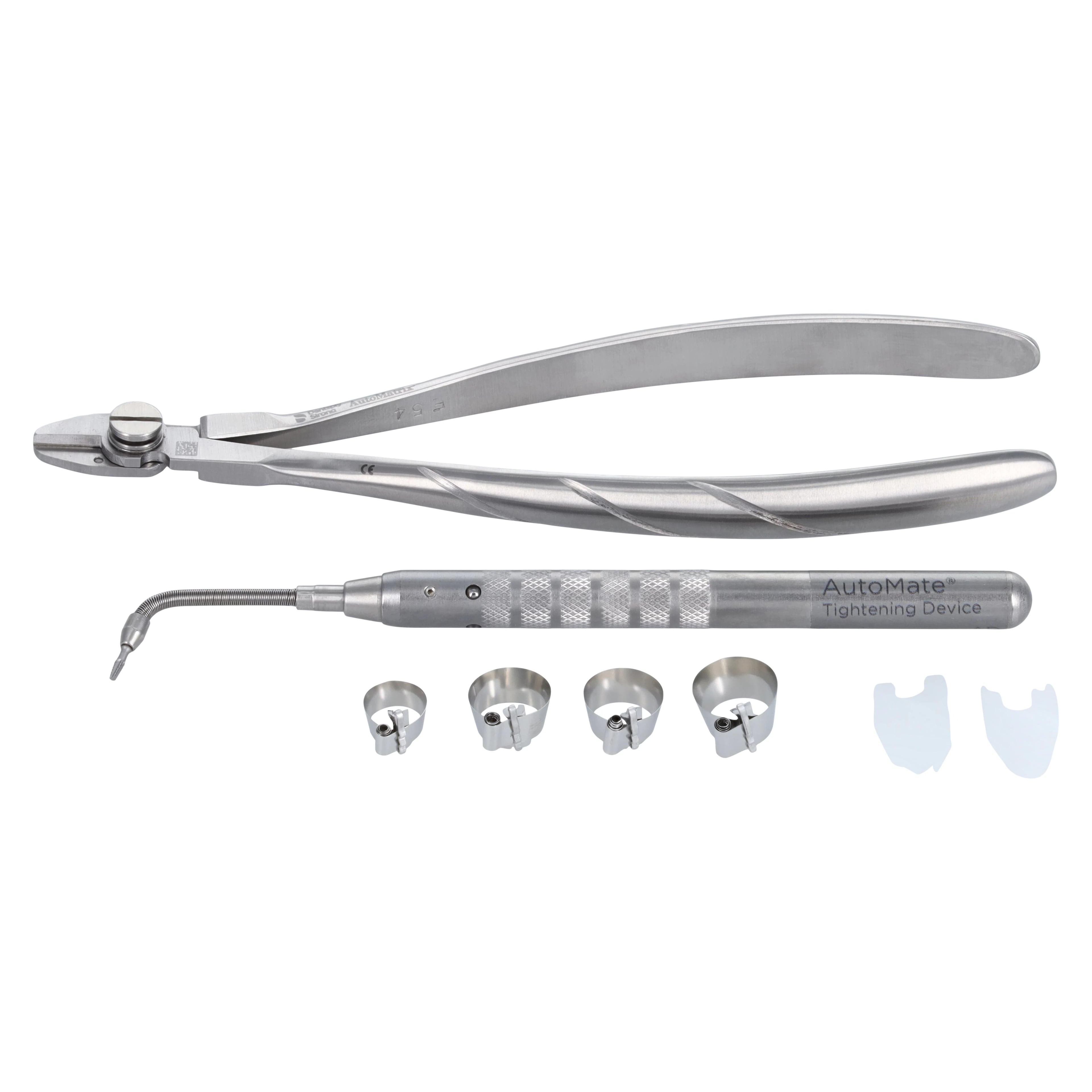 Dentsply Sirona AutoMatrix Retainerless Matrix System Introductory Kit, 96 Assorted Bands, Automate III Tightening Device, Snippers, 663032