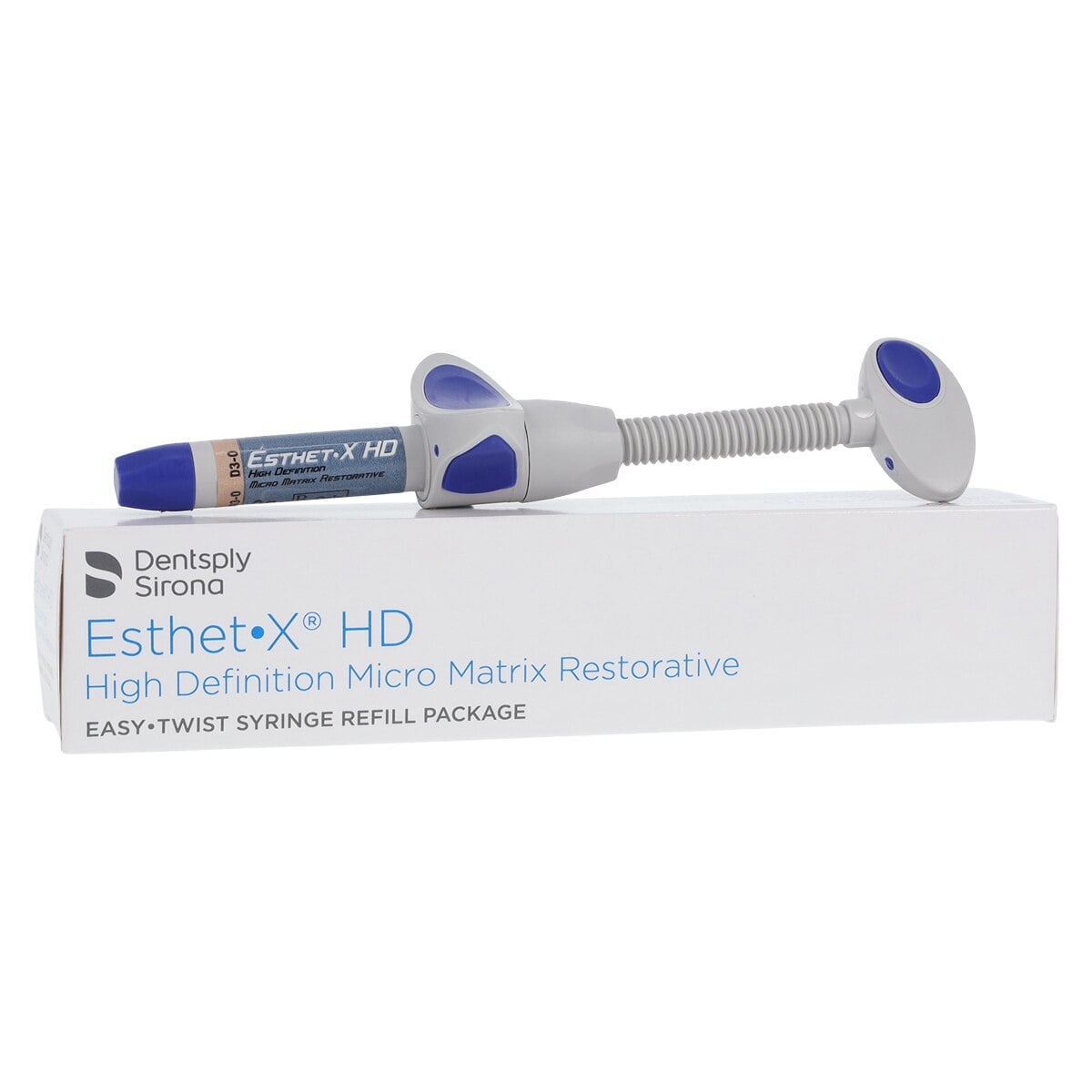 Esthet-X HD High Definition Micro Matrix Restorative, Easy-Twist Syringe Refill, Opaque Dentin Shade D3-O, 3g, 630680
