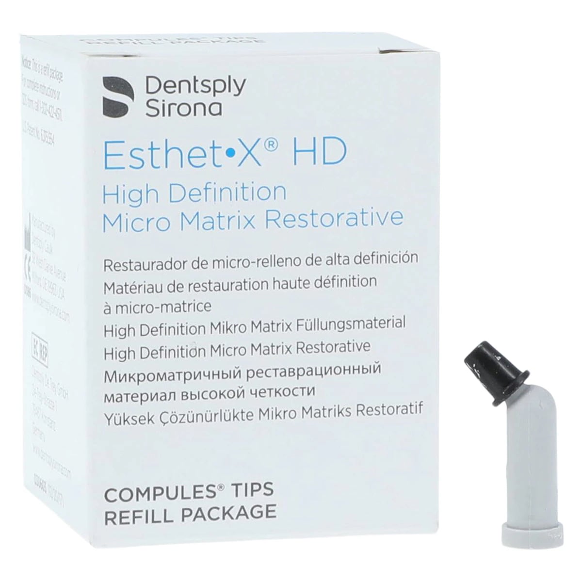 Esthet-X HD Micro Matrix Restorative Material, Compule Tip Refills, 0.25 g, Shade C5-XGB (Body), 10/Pk, 630630