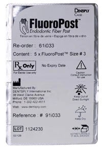 FluoroPost™ Endodontic Fiber Post #3 Blue Refill Pack of 5, 61i033
