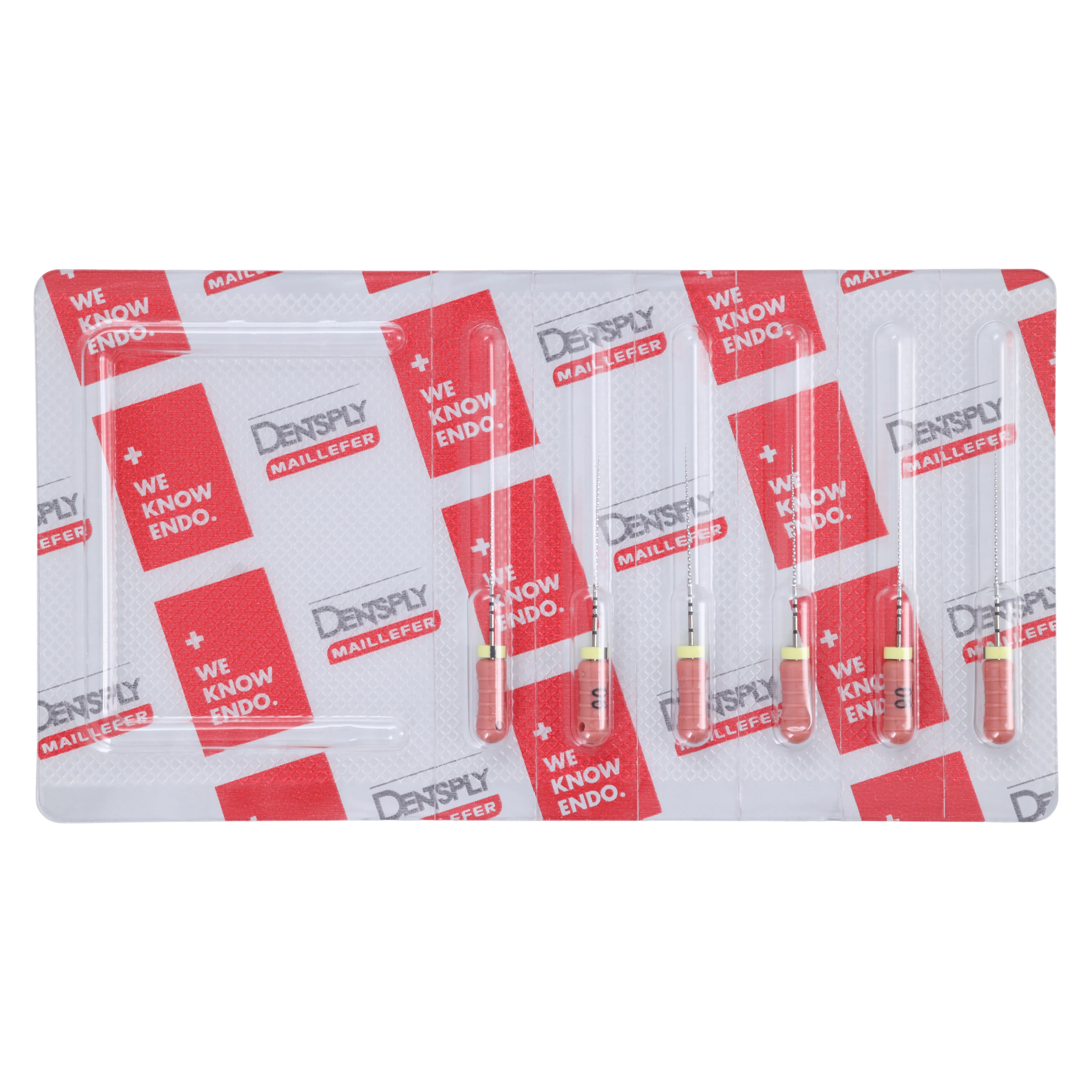 Ready-Steel C+ Stainless Steel Endodontic Hand File, 25 mm, Size #06, Pink, 6/Pk, 6700625