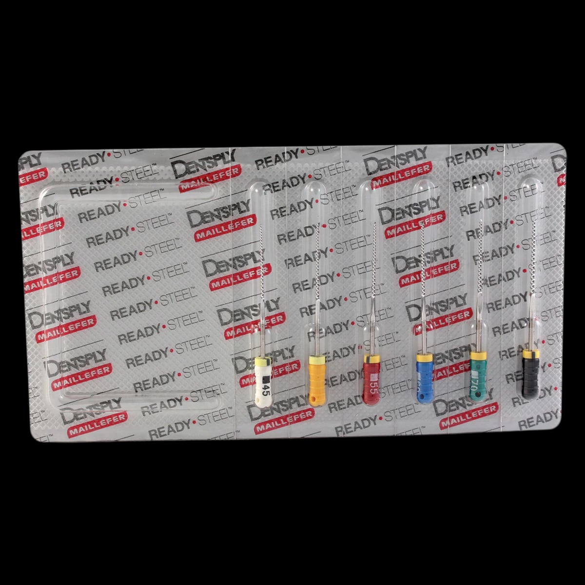 Dentsply Maillefer READYSTEEL K-File, #45-80 Assorted, 31mm, Sterile, 6/Pack, 6844029