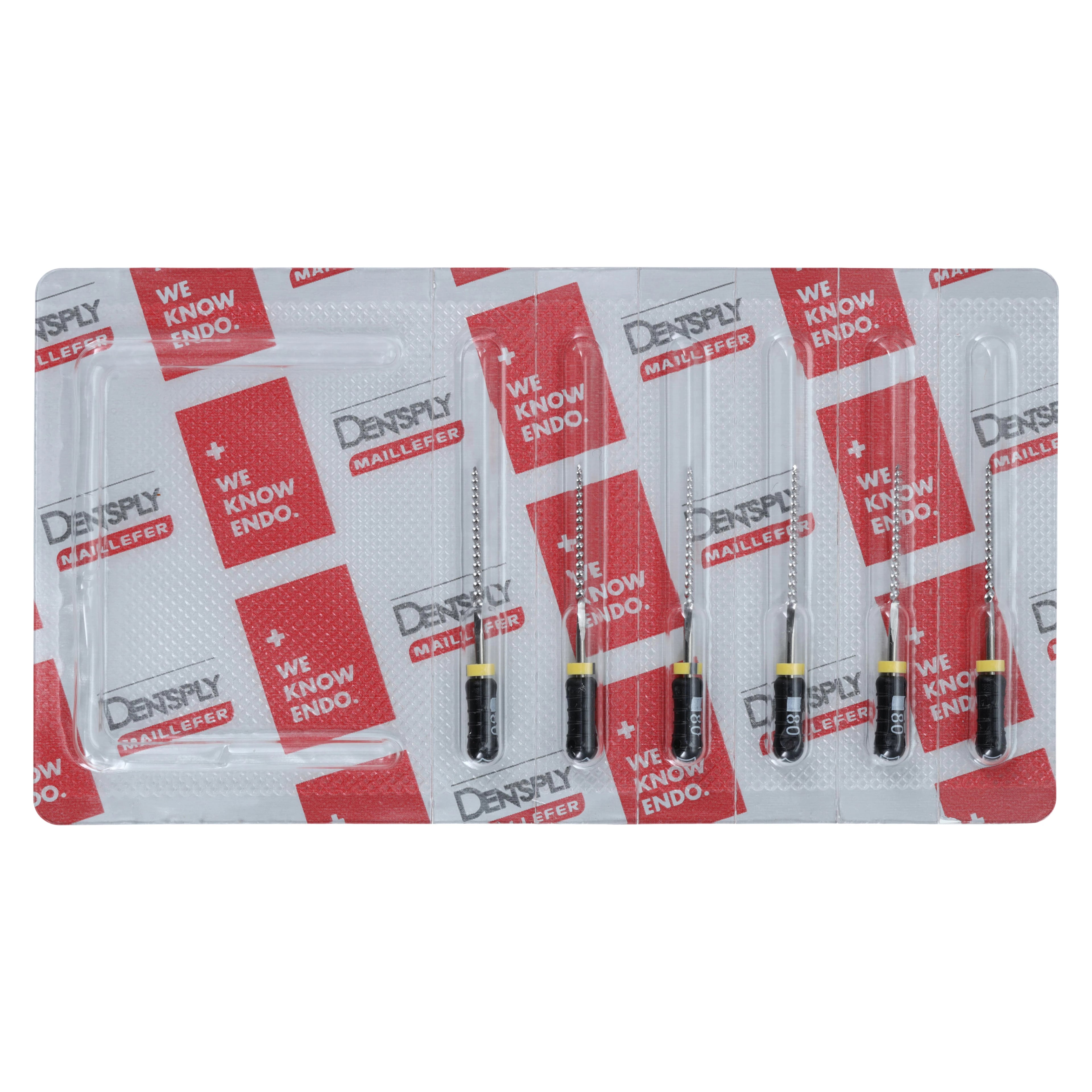 Dentsply Maillefer READYSTEEL K-File, #80 (Black), 25mm, Sterile, 6/Pack, 6848025