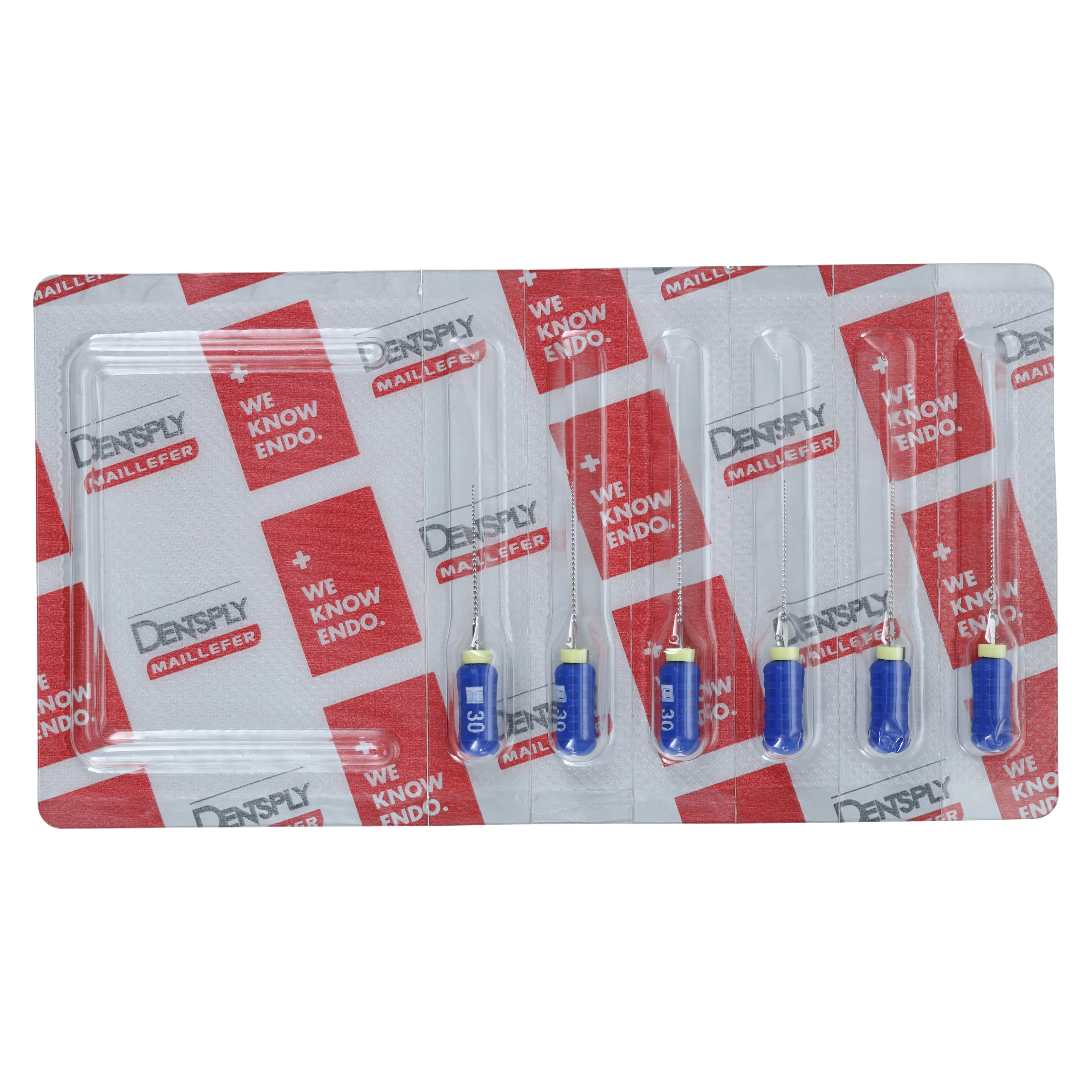 Dentsply Maillefer READYSTEEL Senseus FlexoFile #30, 21mm, Blue, Sterile, 6/Pack (6863021)