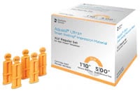Aquasil Ultra+ Smart Wetting Impression Material, Xtra Light Body, Regular Set, Orange, 0.68 mL, 50/Pk