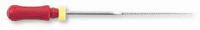 Dentsply Maillefer Endo Contract K-File, Size 20, 21 mm, Stainless Steel, Yellow, Plastic Handle, 6/Pk, 671103