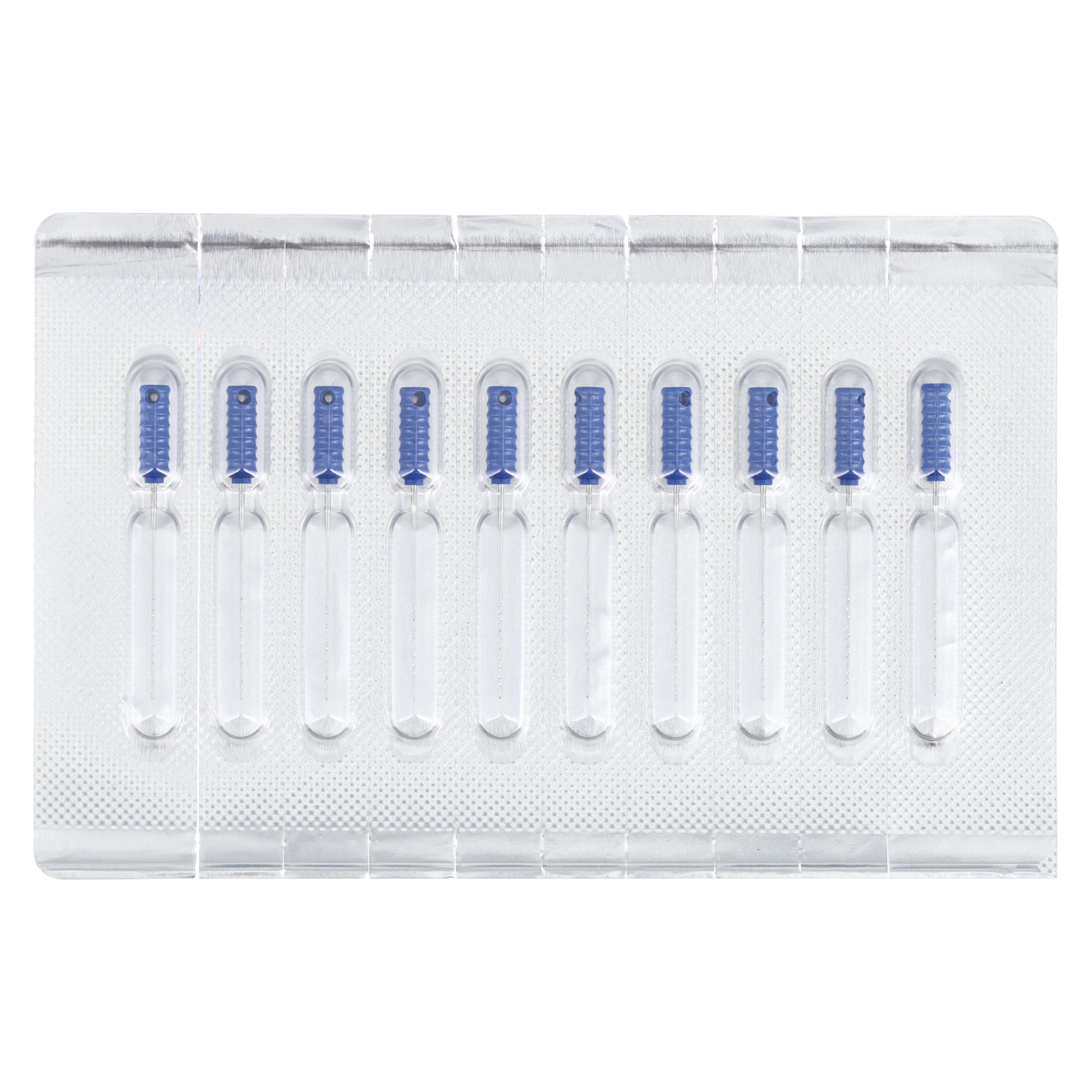 Dentsply Maillefer Barbed Broaches, Fine, Blue, 21mm, 10/Pk, 689553