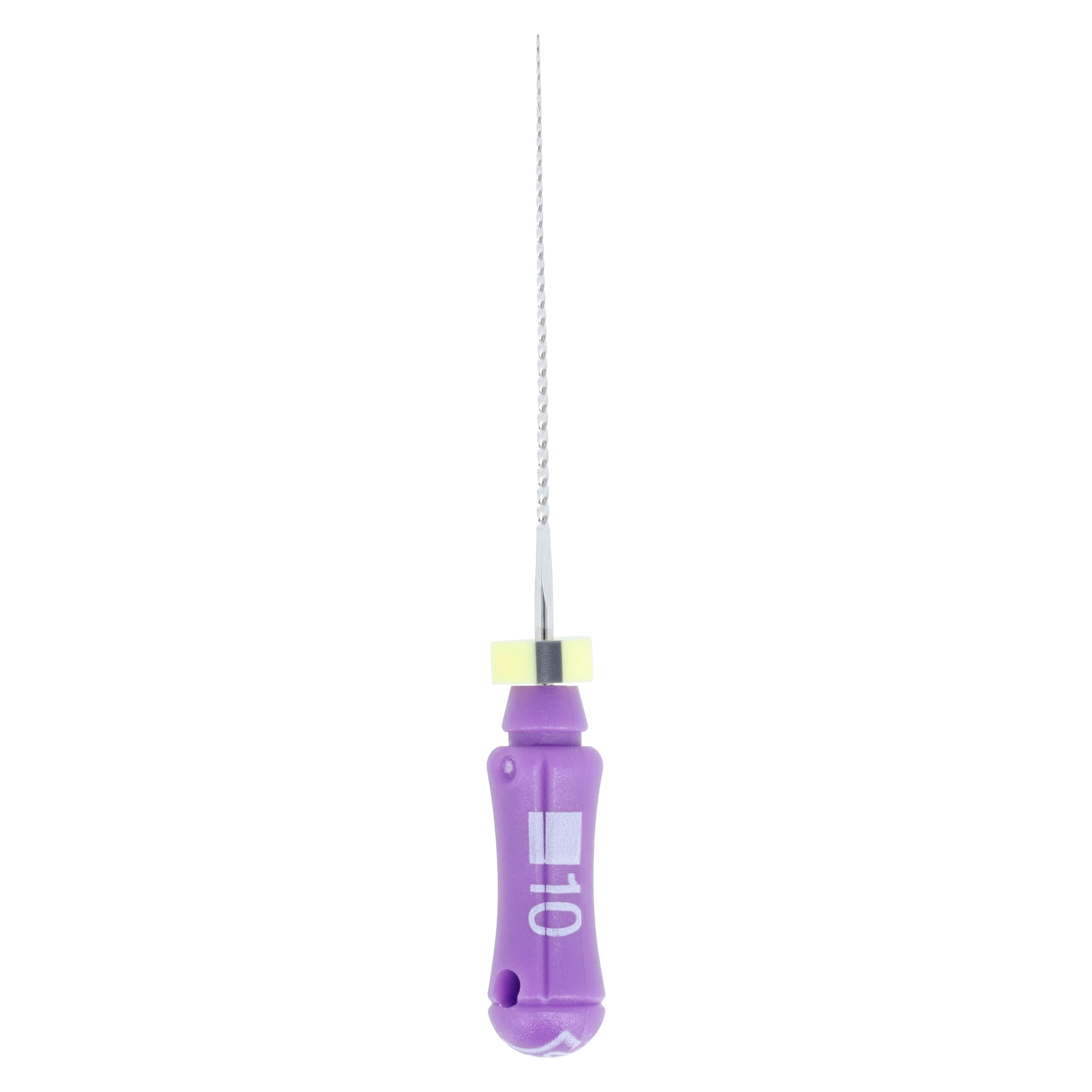 Dentsply Maillefer K-Files #10, 21mm, Stainless Steel, Color-Coded Purple, 6/Pack, 671101