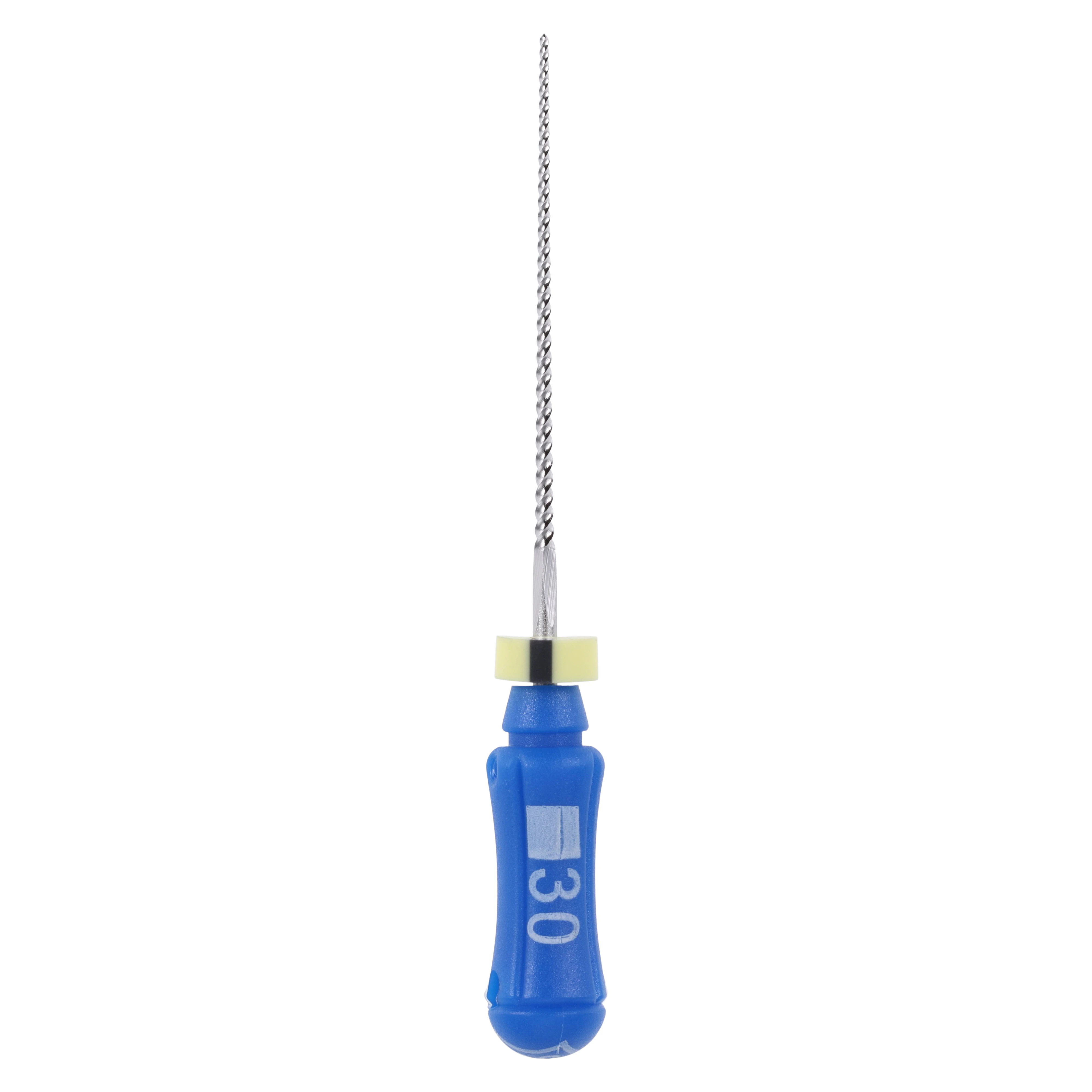 Dentsply Maillefer K-Files #30, 21mm, Stainless Steel, Color Coded Blue, 6/Pkg, #671105
