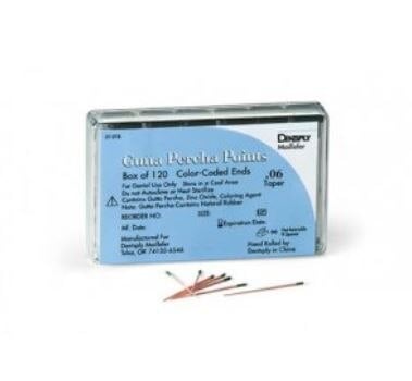 Dentsply Maillefer Gutta Percha Points, #35 Green, .02 Taper, ISO 30mm, 6 Vials of 20 (120 Points), Ref 670972