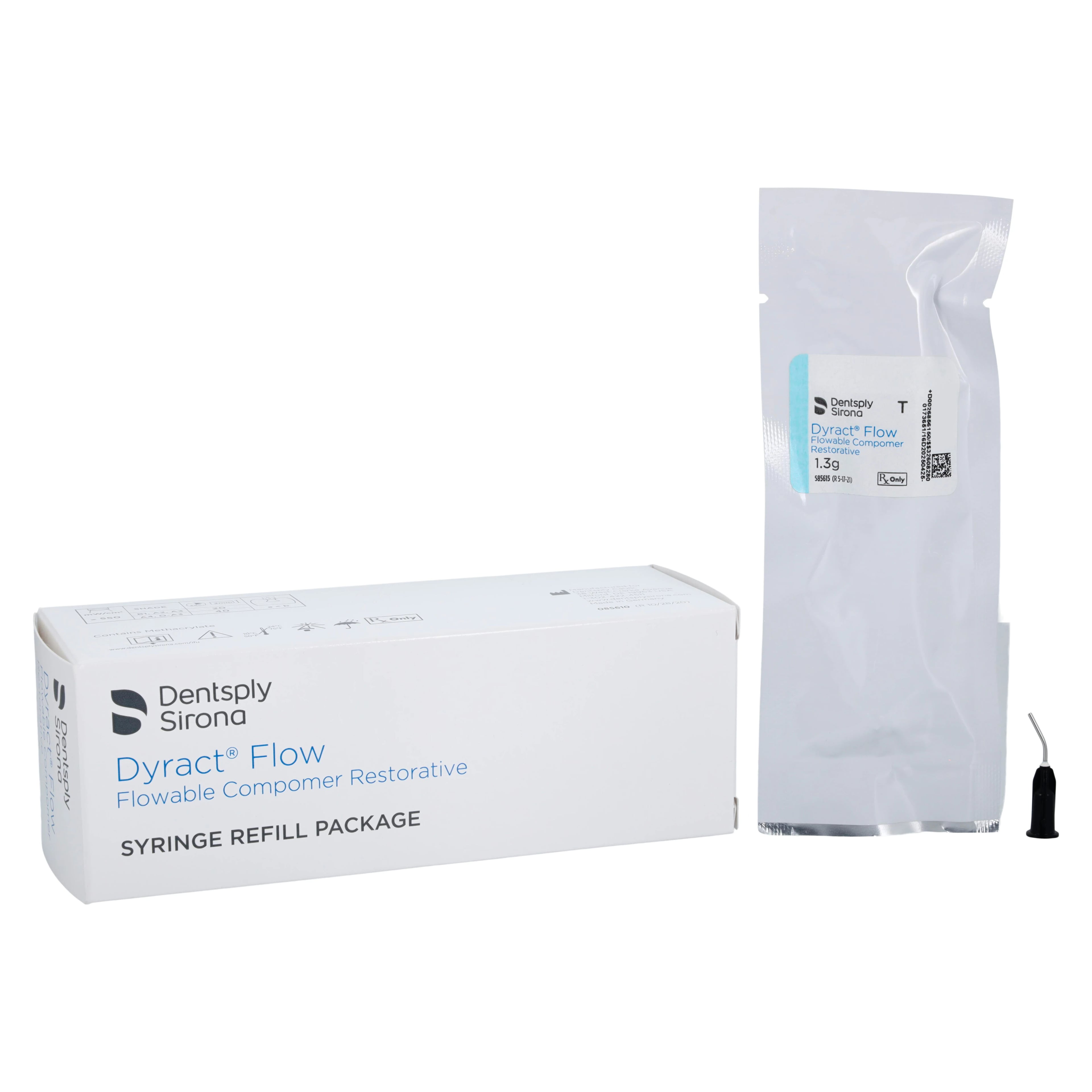 Dyract Flow Flowable Compomer Restorative Syringe Refill, Translucent, 1.3 g, 685615