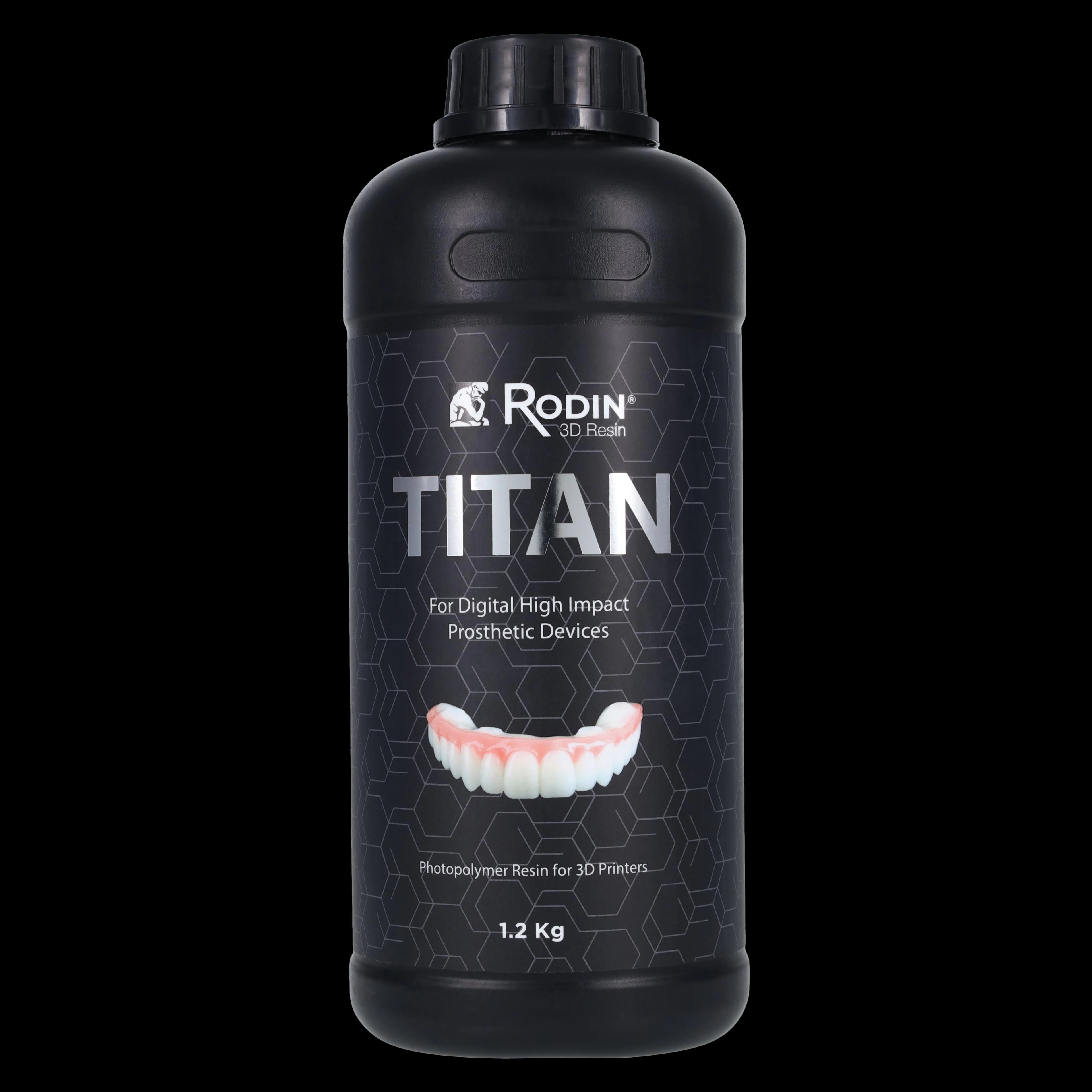 Rodin® Titan Ceramic Nanohybrid 3D Resin, Shade A1, 1.2kg Bottle, #23987