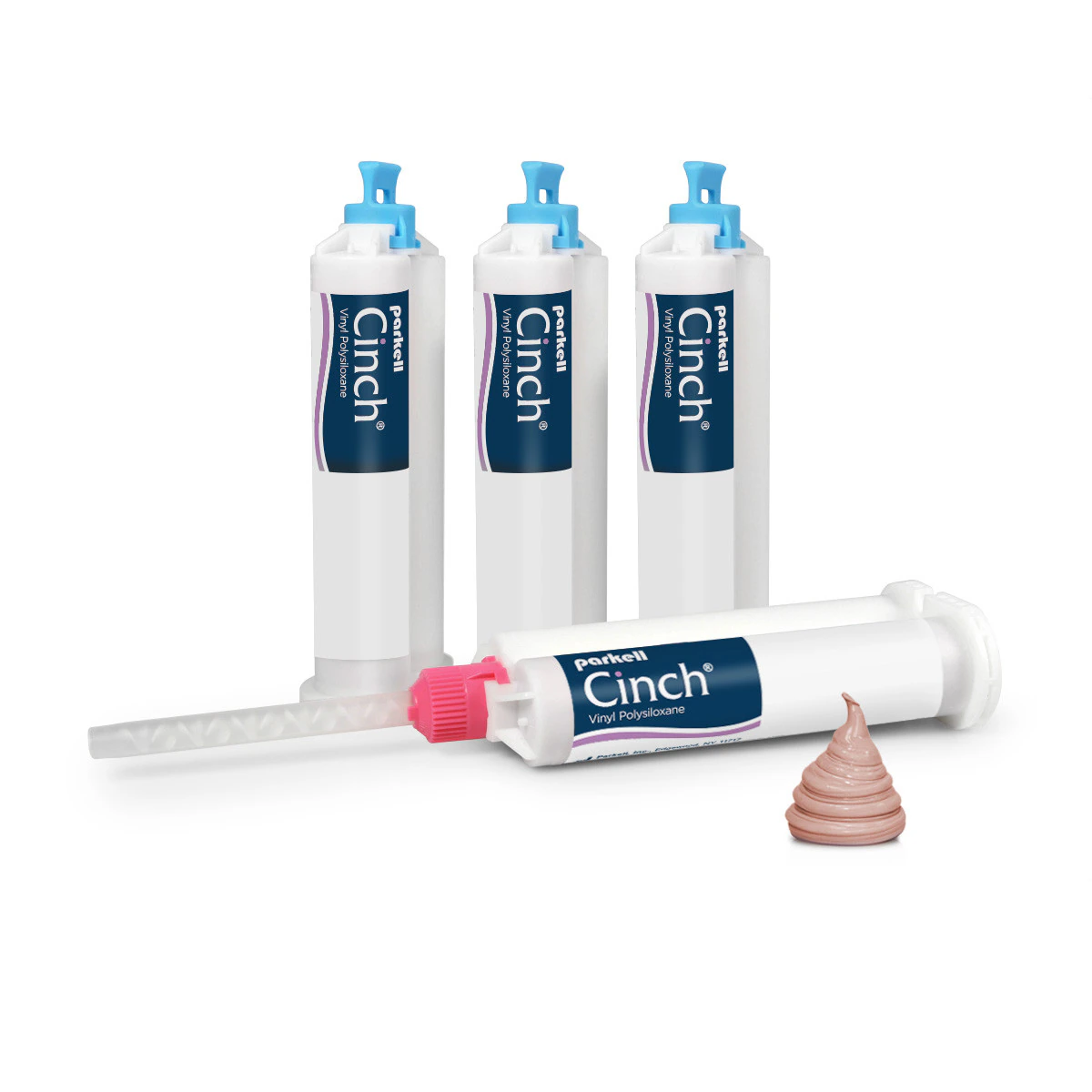 Parkell Cinch 90 VPS Impression Material, Medium Body, Fast Set, 50 mL Cartridges, 4/Pkg, S453S