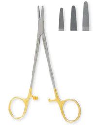 Mayo-Hegar Needle Holder, Serrated Jaw, 8"
