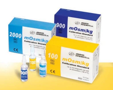 Advanced Instruments Calibration Standard 100 mOsm for Osmometer, 10 Ampules/Package