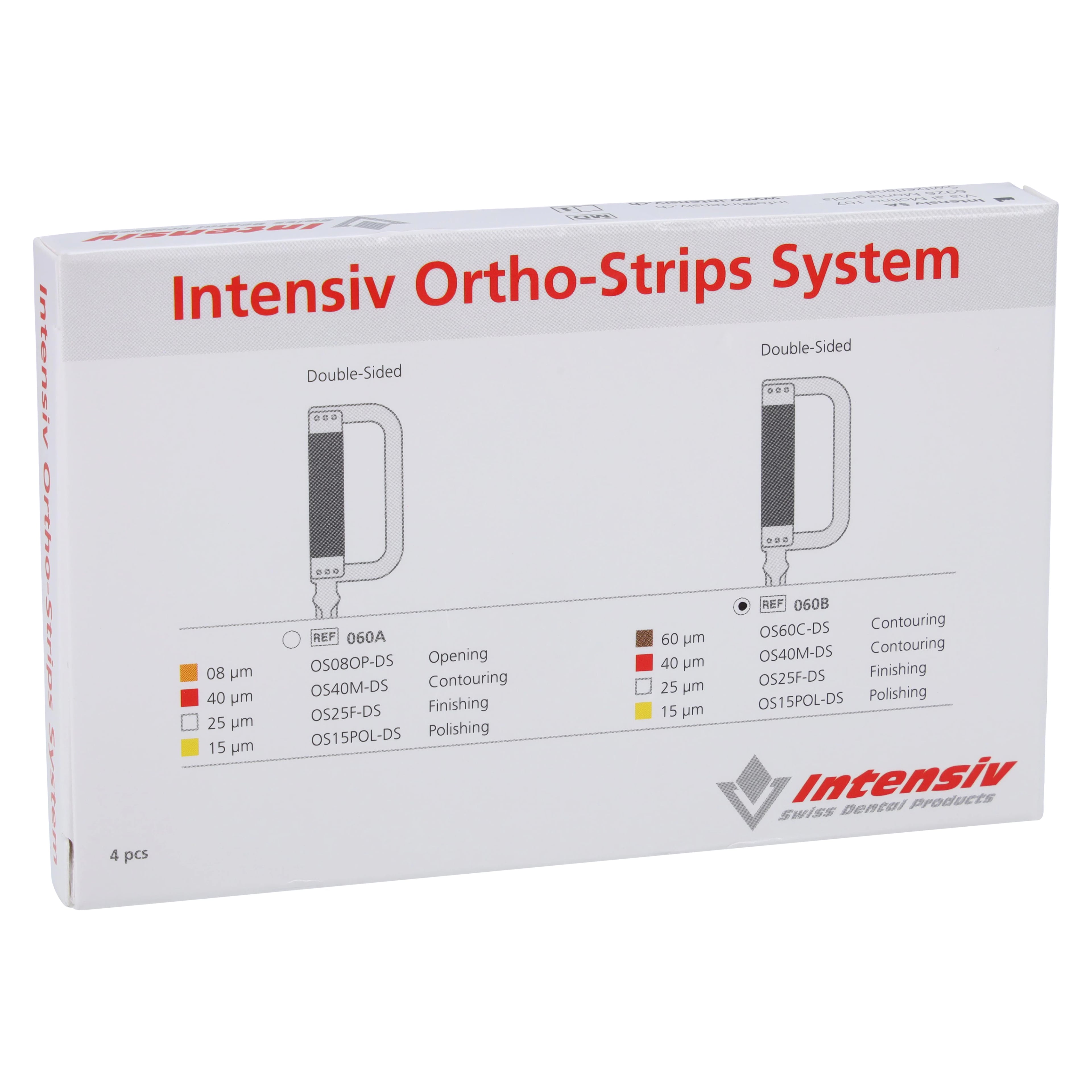 Intensiv Ortho-Strip Double-Sided Assorted Strips, 4/Pkg, OS-SET-4