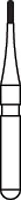 NTI Nano Prep Diamond FG Bur, Friction Grip, Fine Round End Cylinder, 2.0 mm, N838-007, 5/Pk