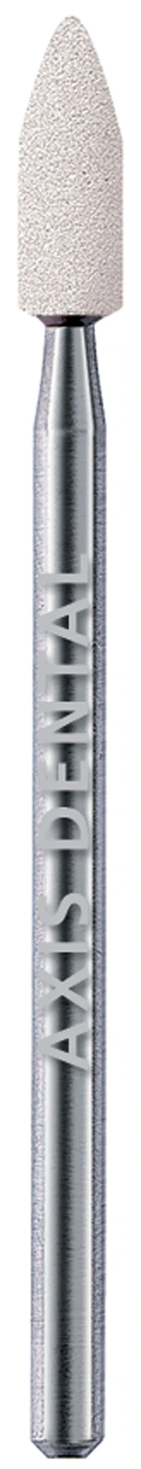 NTI Multi-Purpose Abrasive, White Stone, Small Flame, FG, Fine, 2.5 mm Diameter, 7 mm Length, 12/Pk, WF661-FG