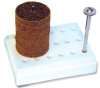 Kerr NTI SoftMat Soft Reline Wheels with Mandrel, Right Angle, Extra Fine, P2100, 10/Package