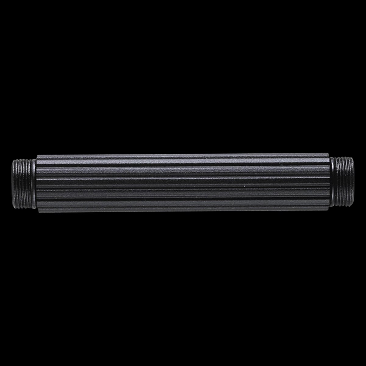 Smile Line USA Instrument Handle Aluminum Black, Short Grooved