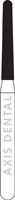 NTI Diamond Bur, FG, Long Taper Round End, Super Coarse, Black, 1.4 mm, 5/Pk, SC856L-014