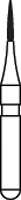 NTI nano/prep Diamond Bur, FG, Fine, Blue, Flame, #N889-007, 0.7 mm Diameter, 3.5 mm Length, 5/Pkg