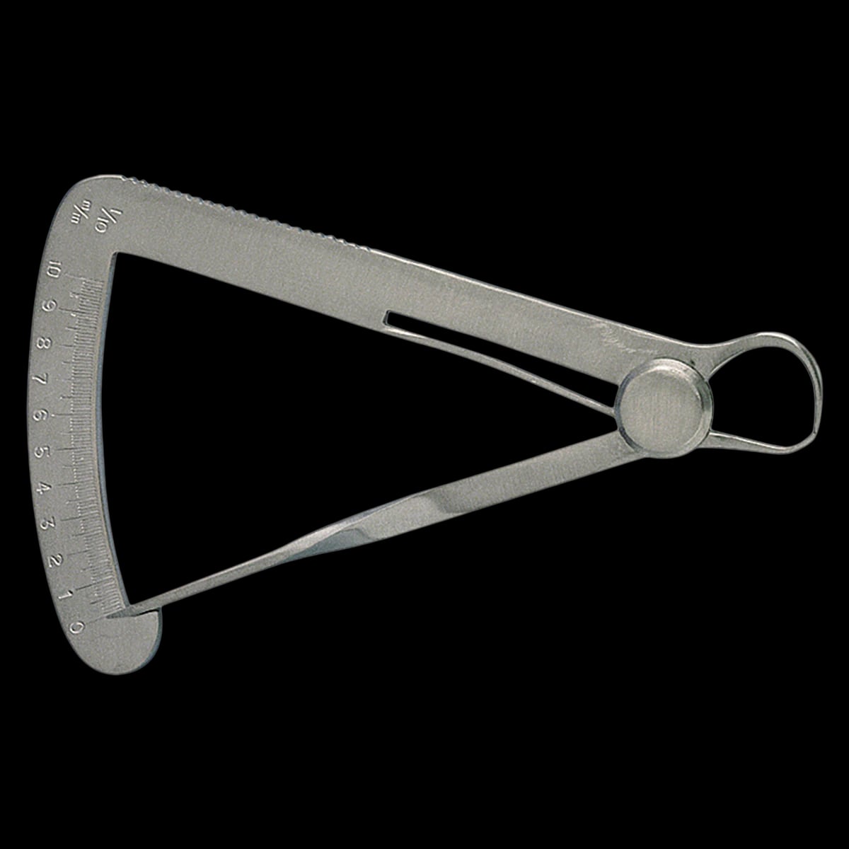 Renfert Pointed Tips Caliper Metal, 0-10mm, Rust-Proof