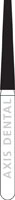 NTI Diamond Bur, FG, Medium Grit, Flat End Taper, #848-016 (M848-016), 1.6 mm Diameter, 10.0 mm Length, 5/Pkg
