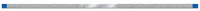 NTI Serrated Diamond Finishing Strips, Medium (Blue), 0.10 mm Thick, 3.75 mm Wide, 10/Pack, FS3-MX