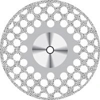 Kerr Axis Perforated Double-Sided RA Diamond Disc, Superfine Grit, 16 mm, D805EF-160