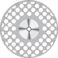 Perforated RA Diamond Disc, Double Sided, Superfine, 19 mm, D805EF-190