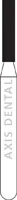 NTI Diamond Bur, FG, Super Coarse, Flat End Cylinder, #836-012, 1.2 mm Diameter, 6.0 mm Length, 5/Pkg, SC836-012