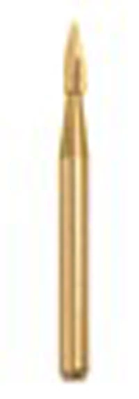 NTI® Trimming & Finishing Carbide Bur, 12-Fluted, FG, Flame Shape, #7902 (H7902-MW), 1.0 mm Diameter, 5/Pkg