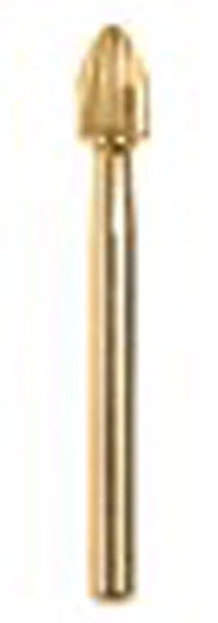 NTI® Trimming & Finishing Carbide Bur, 12-Fluted, FG, Football/Bullet Shape, #H7408-MW, 1.0 mm Diameter, 5/Pkg