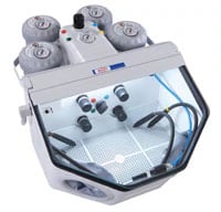 Renfert Basic Quattro IS Sandblaster, 25-70µm & 70-250µm, 100-120V, with 2 Nozzles (0.8mm/1.2mm)