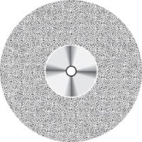 NTI Flex Diamond Disc, HP, Single-Sided, Safe Side Down, #918, 19 mm, Coarse, Green, 1/Pk, D918-190