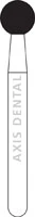 NTI Diamond Bur FG Super Coarse Round #801-029 (2.9 mm), 5/Pkg