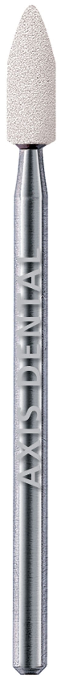 NTI White Abrasive Small Flame HP Fine, 7 mm, WF661-HP100, 100/Pk