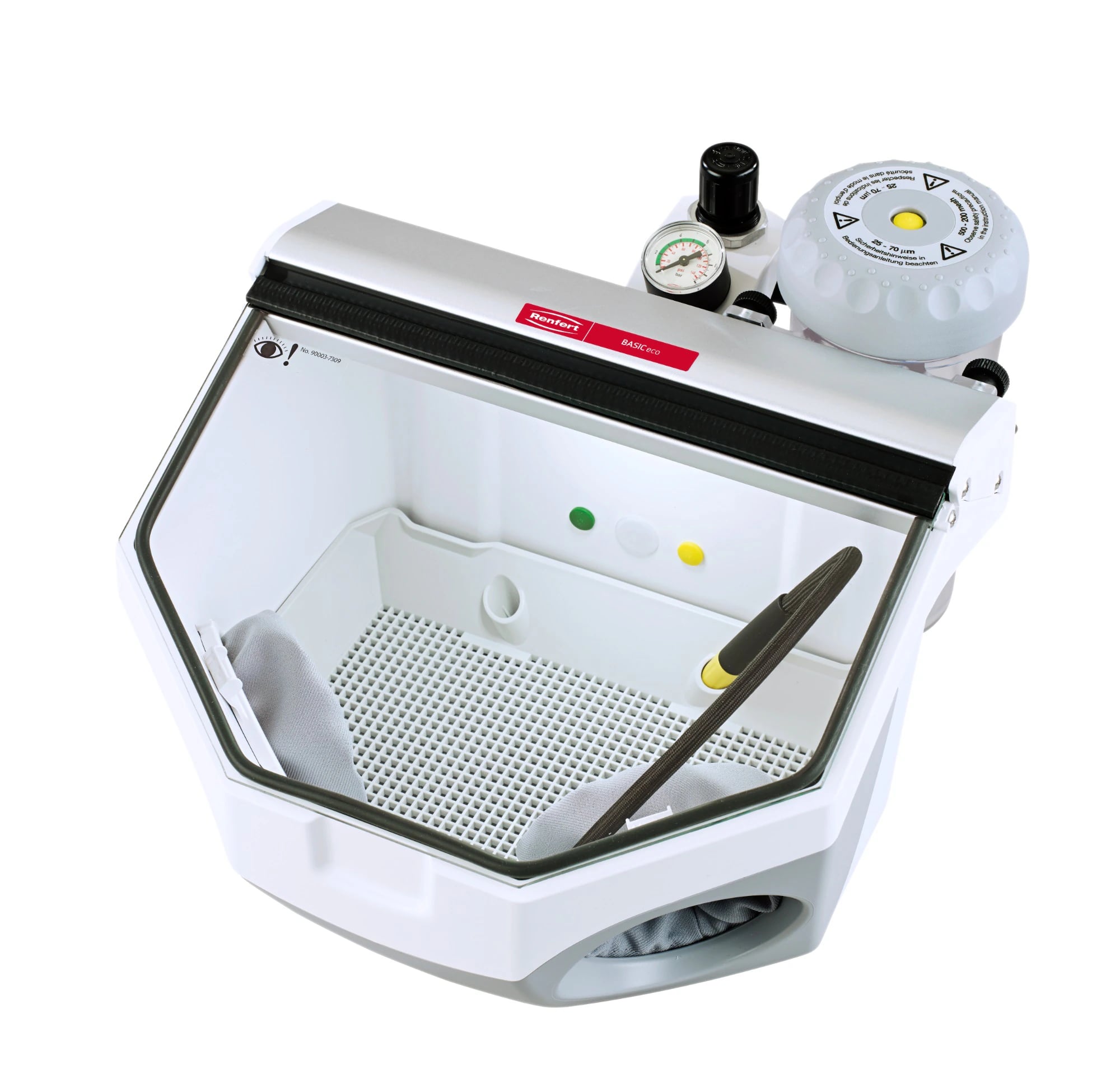 Renfert Basic Eco Microblaster Sandblaster, 25-70 µm, 120V, 1 Tank