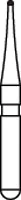 NTI nano/prep Diamond Bur, FG, Fine, Round, #801, 0.7 mm Diameter, 1.0 mm Length, Blue Ring, 5/Pkg, N801-007